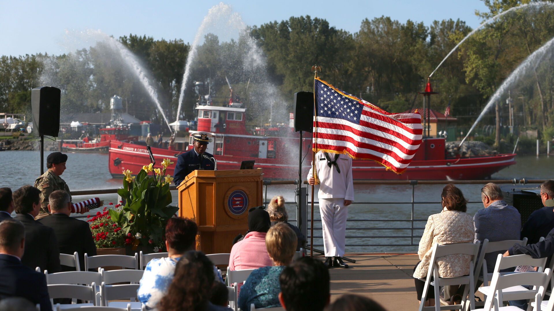Reading of names of those who perished on Sept. 11 at memorial ceremony